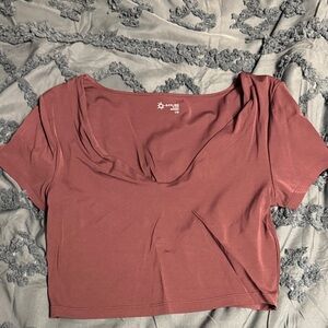 Aerie Mauve Crop Top